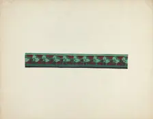 Wallpaper Border, c. 1939. Creator: Paul Farkas