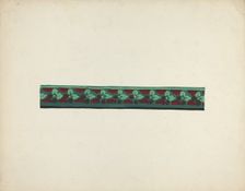 Wallpaper Border, c. 1939. Creator: Paul Farkas