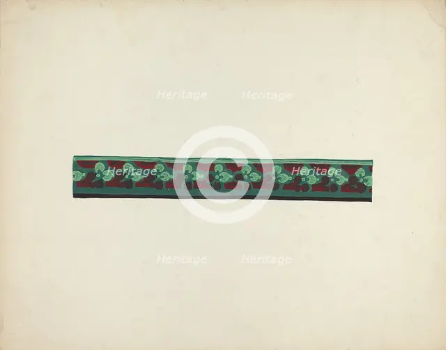 Wallpaper Border, c. 1939. Creator: Paul Farkas.
