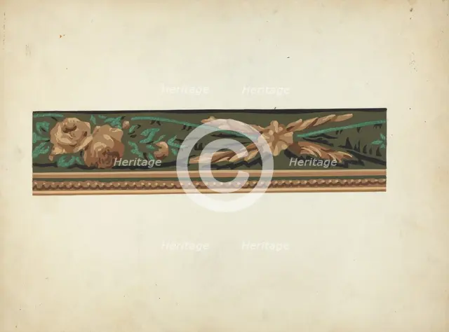 Wallpaper, c. 1939. Creator: Paul Farkas.