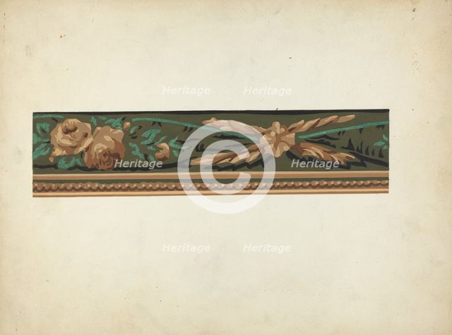 Wallpaper, c. 1939. Creator: Paul Farkas.