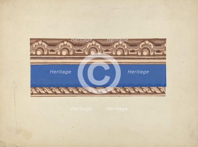 Wallpaper, c. 1939. Creator: Unknown.