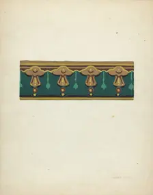 Wallpaper, c. 1939. Creator: Walter Doran