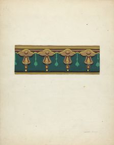 Wallpaper, c. 1939. Creator: Walter Doran