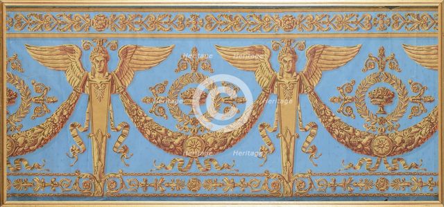 Wallpaper Frieze from the Consulate period, c. 1800.