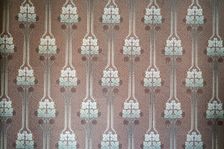 Wallpaper, House of the Quakers, 50 Sq. Ambiorix, 1899, (c2014-2017). Artist: Alan John Ainsworth