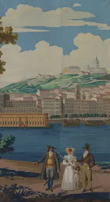 Wallpaper Panel, France, Early 19th century. Creator: Unknown
