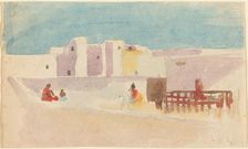Walls of a North African City. Creator: Hercules Brabazon Brabazon