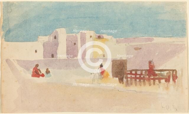 Walls of a North African City. Creator: Hercules Brabazon Brabazon.