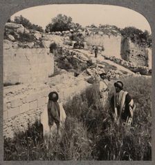 Walls of Augustus, Samaria c1900