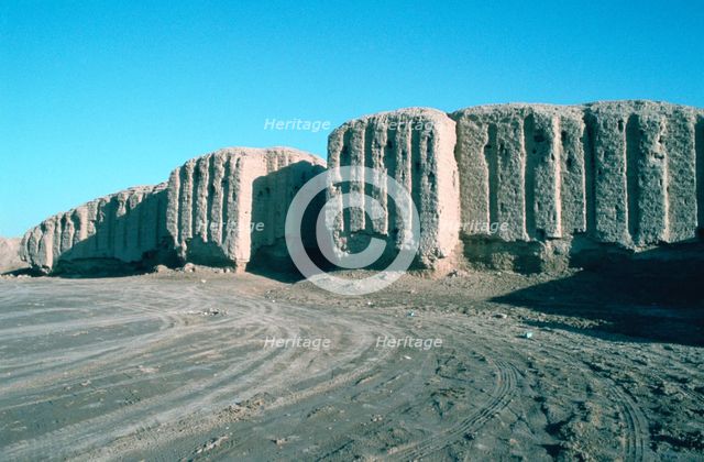 Walls of Kish, Iraq, 1977. Creator: Vivienne Sharp.