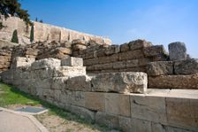 Walls of The Acropolis, Athens, Greece. Creator: Samuel Magal
