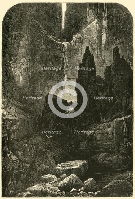 'Walls of the Grand Cañon', 1874.  Creator: Phineas F. Annin.