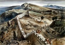 Walltown Crags, Hadrian's Wall, c2nd century, (c1960s). Artist: Alan Ernest Sorrell