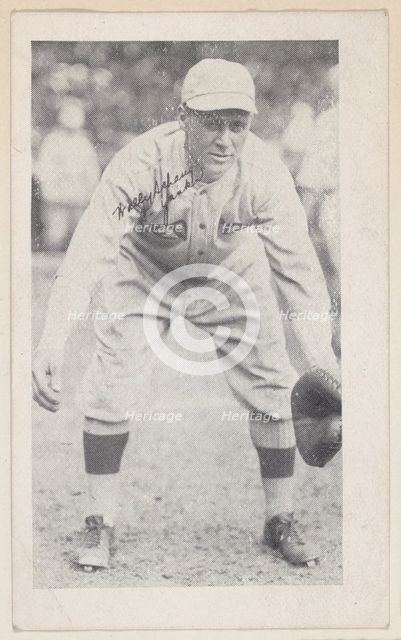 Wally Schang, C. Yanks, from Baseball strip cards (W575-2), ca. 1921-22. Creator: Unknown.