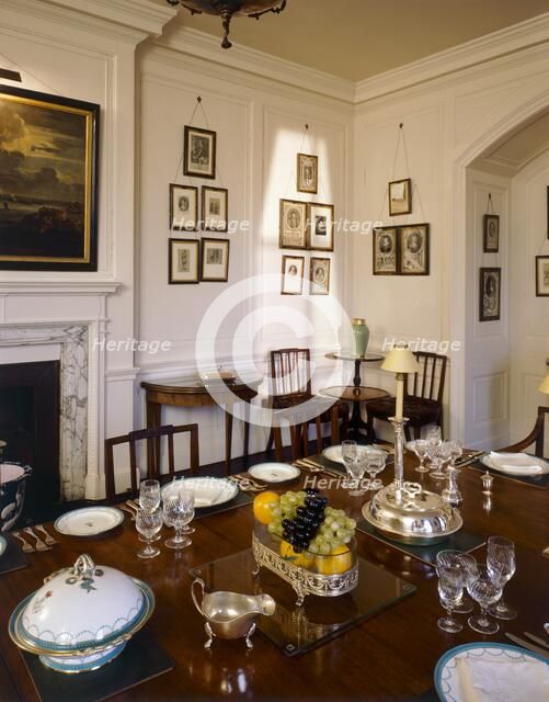 Walmer Castle dining room, c1990-2010. Creator: Nigel Corrie.