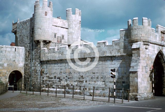 Walmgate Bar in York, 12th century. Artist: Unknown
