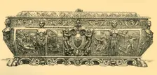Walnut cassone, 1570, (1881). Creator: Frederick Marriott