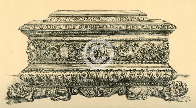 Walnut chest, (1881). Creator: Andrew Fingar Brophy.