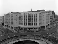 Walsh's department store in Sheffield during its redevelopment, South Yorkshire, 1967. Creator: Michael Walters