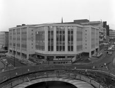Walsh's department store in Sheffield during its redevelopment, South Yorkshire, 1967. Creator: Michael Walters