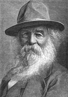 Walt Whitman (1819-1892), American poet, c1880s