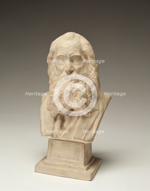 Walt Whitman, 1892. Creator: Samuel Murray.