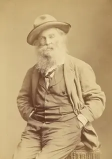 Walt Whitman, about 1870. Creator: Mathew Brady