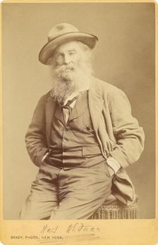 Walt Whitman, about 1870. Creator: Mathew Brady