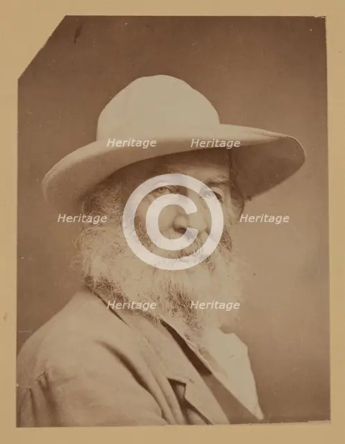 Walt Whitman, between 1870 and 1871. Creator: Unknown.
