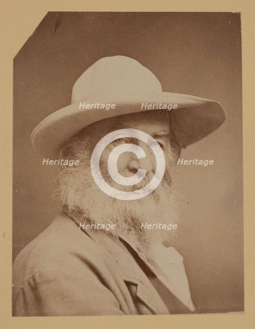 Walt Whitman, between 1870 and 1871. Creator: Unknown.