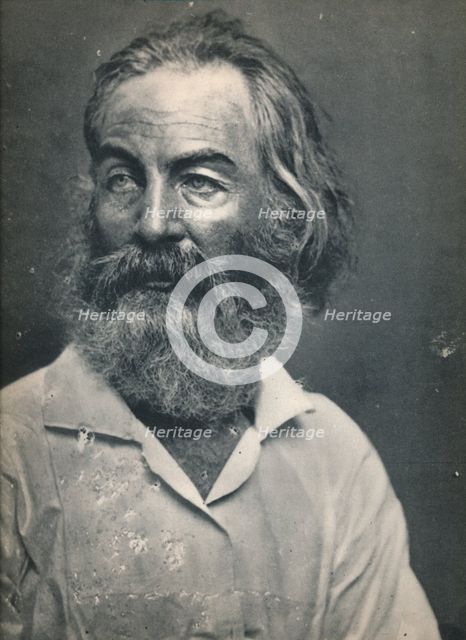 'Walt Whitman', c1862, (1939). Artist: Mathew Brady.
