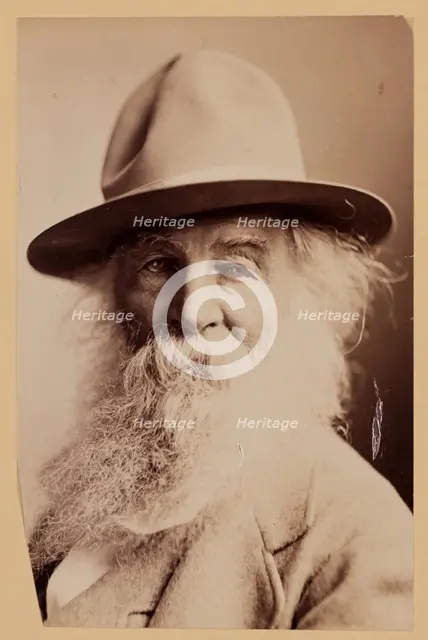 Walt Whitman, c1870s.  Creator: Napoleon Sarony.