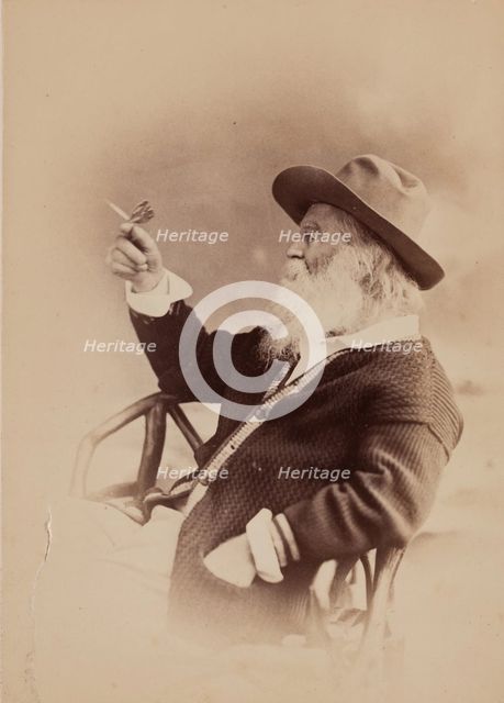 Walt Whitman, c1870s. Creators: Walt Whitman, Philips and Taylor.