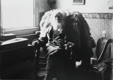 Walt Whitman in Camden, N.J., c. 1891. Creator: Thomas Eakins