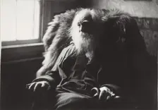 Walt Whitman in Camden, N.J., c. 1891. Creator: Thomas Eakins