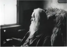 Walt Whitman in Camden, N.J., c. 1891. Creator: Thomas Eakins