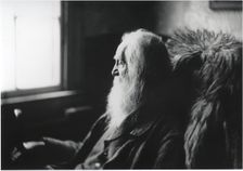 Walt Whitman in Camden, N.J., c. 1891. Creator: Thomas Eakins