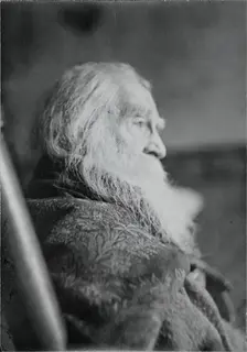 Walt Whitman in Camden, N.J., c. 1891. Creator: Thomas Eakins