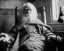 Walt Whitman in Camden, N.J., c. 1891. Creator: Thomas Eakins