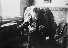 Walt Whitman in Camden, N.J., c. 1891. Creator: Thomas Eakins