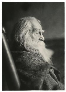Walt Whitman in Camden, N.J., c. 1891. Creator: Thomas Eakins