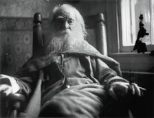 Walt Whitman in Camden, N.J., c. 1891. Creator: Samuel Murray