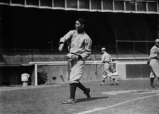 Walt Dickson, New York NL, wearing 1909 road uniform (baseball), 1910. Creator: Bain News Service