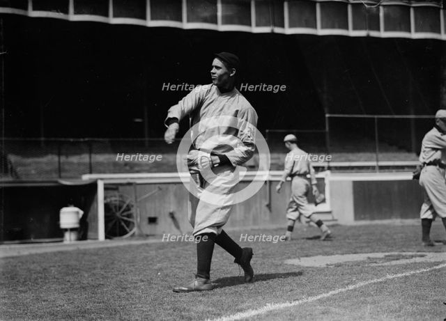 Walt Dickson, New York NL, wearing 1909 road uniform (baseball), 1910. Creator: Bain News Service.