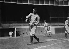 Walt Dickson, New York NL, wearing 1909 road uniform (baseball), 1910. Creator: Bain News Service