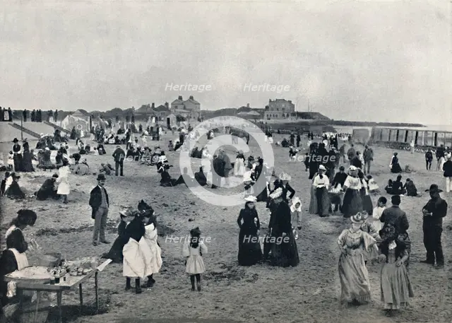 'Walton-on-the-Naze - Scene on the Beach', 1895. Artist: Unknown.