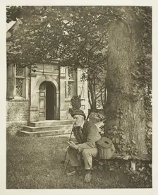 Walton and Cotton's Fishing House (The Doorway), 1880s. Creator: Peter Henry Emerson
