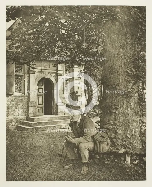 Walton and Cotton's Fishing House (The Doorway), 1880s. Creator: Peter Henry Emerson.