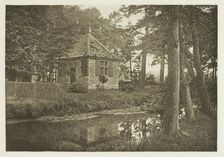 Walton and Cotton's Fishing House, Beresford Dale, 1880s. Creator: Peter Henry Emerson